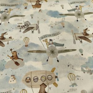 Ποπλίνα 100% Βαμβάκι wild and free